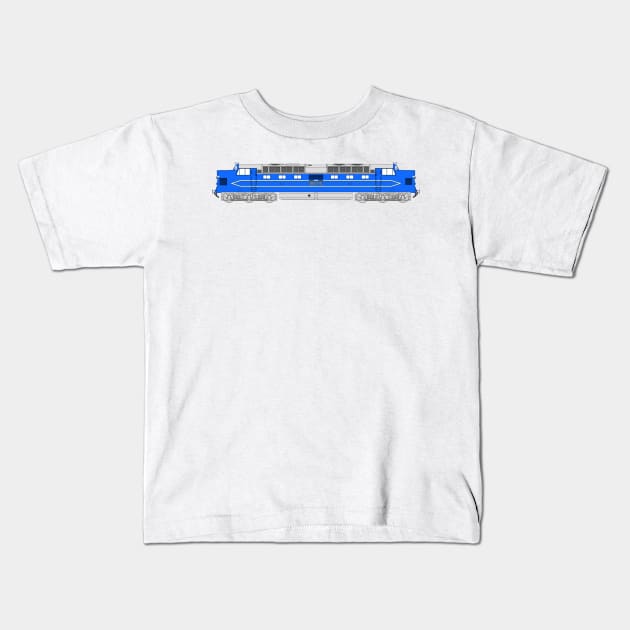 Class 55 Deltic Prototype Kids T-Shirt by ontherails